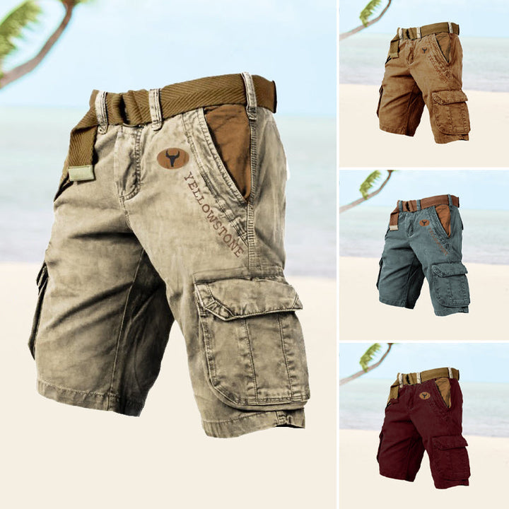 Jay - Men's cargo shorts with multiple pockets