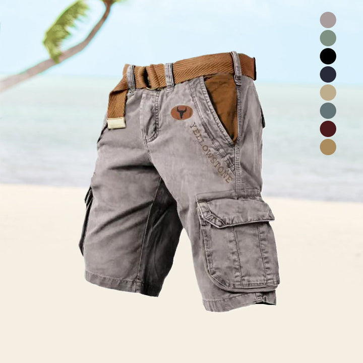 Jay - Men's cargo shorts with multiple pockets