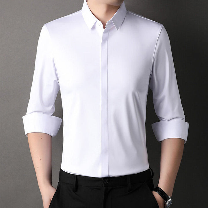 Jimmy - Crease resistant stretch shirt for men