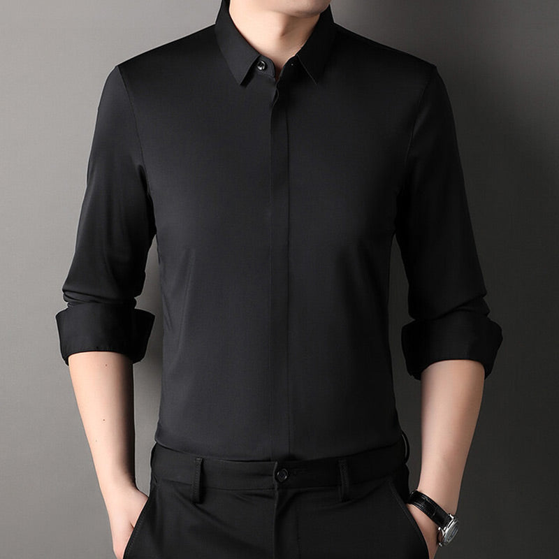 Jimmy - Crease resistant stretch shirt for men