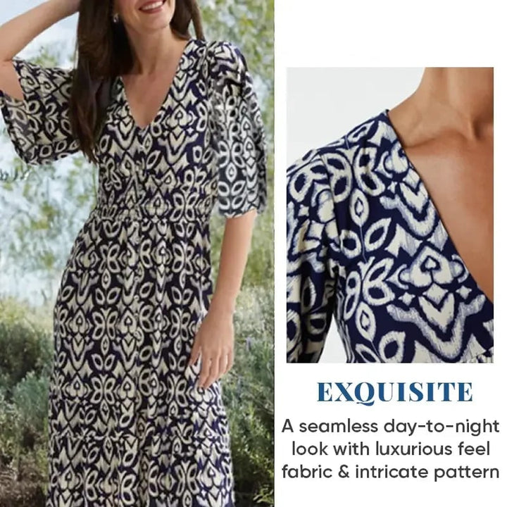 Vero - Casual printed maxi dress