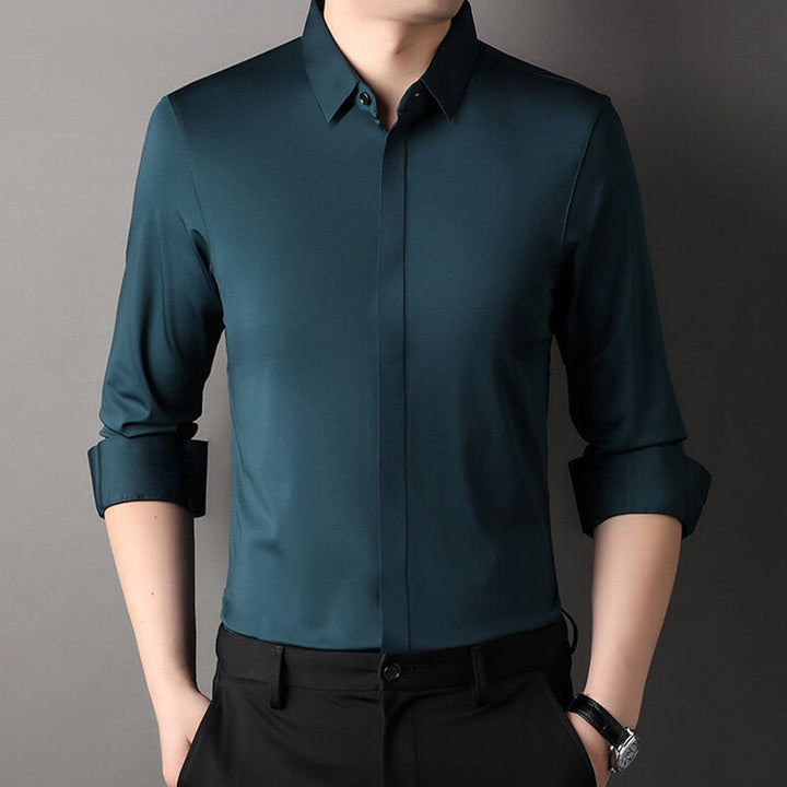 Jimmy - Crease resistant stretch shirt for men