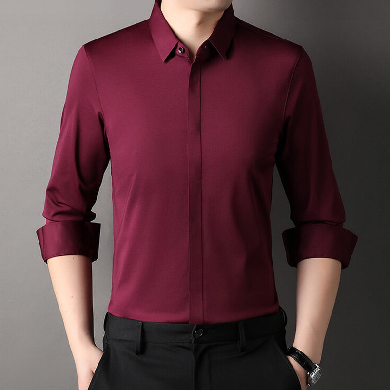 Jimmy - Crease resistant stretch shirt for men