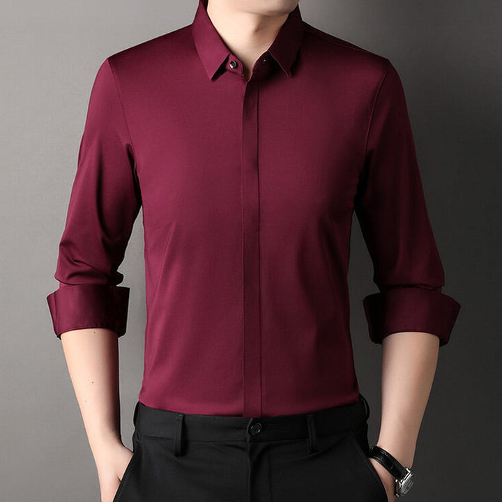 Jimmy - Crease resistant stretch shirt for men