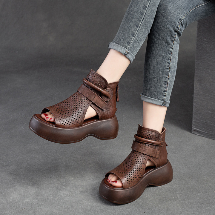 Alessandra - Orthopedic Leather Sandals