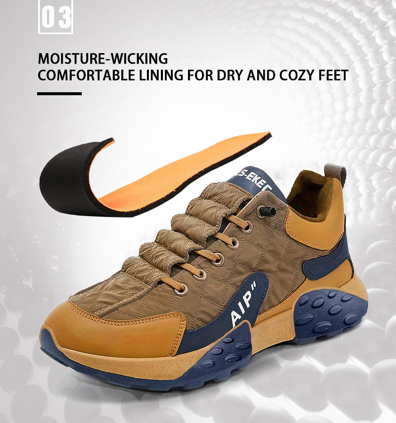 Tygo - Men's orthopaedic comfort trainers