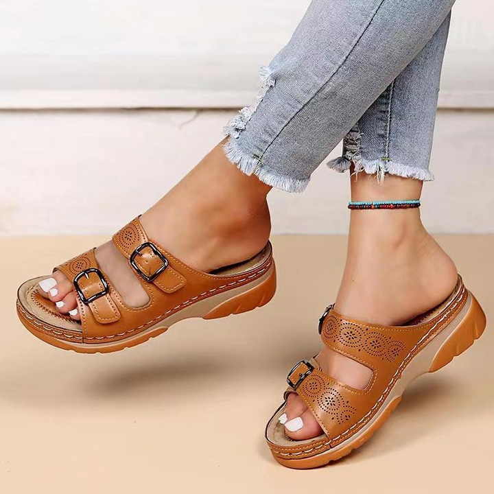 Mae - Orthopaedic Leather Sandals