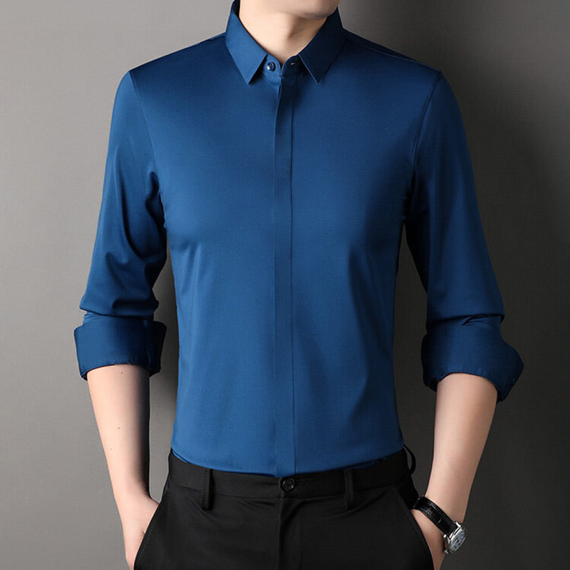 Jimmy - Crease resistant stretch shirt for men