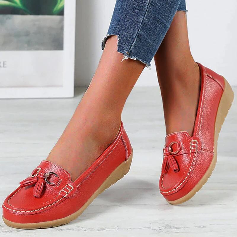 Chantal -  Leather moccasins