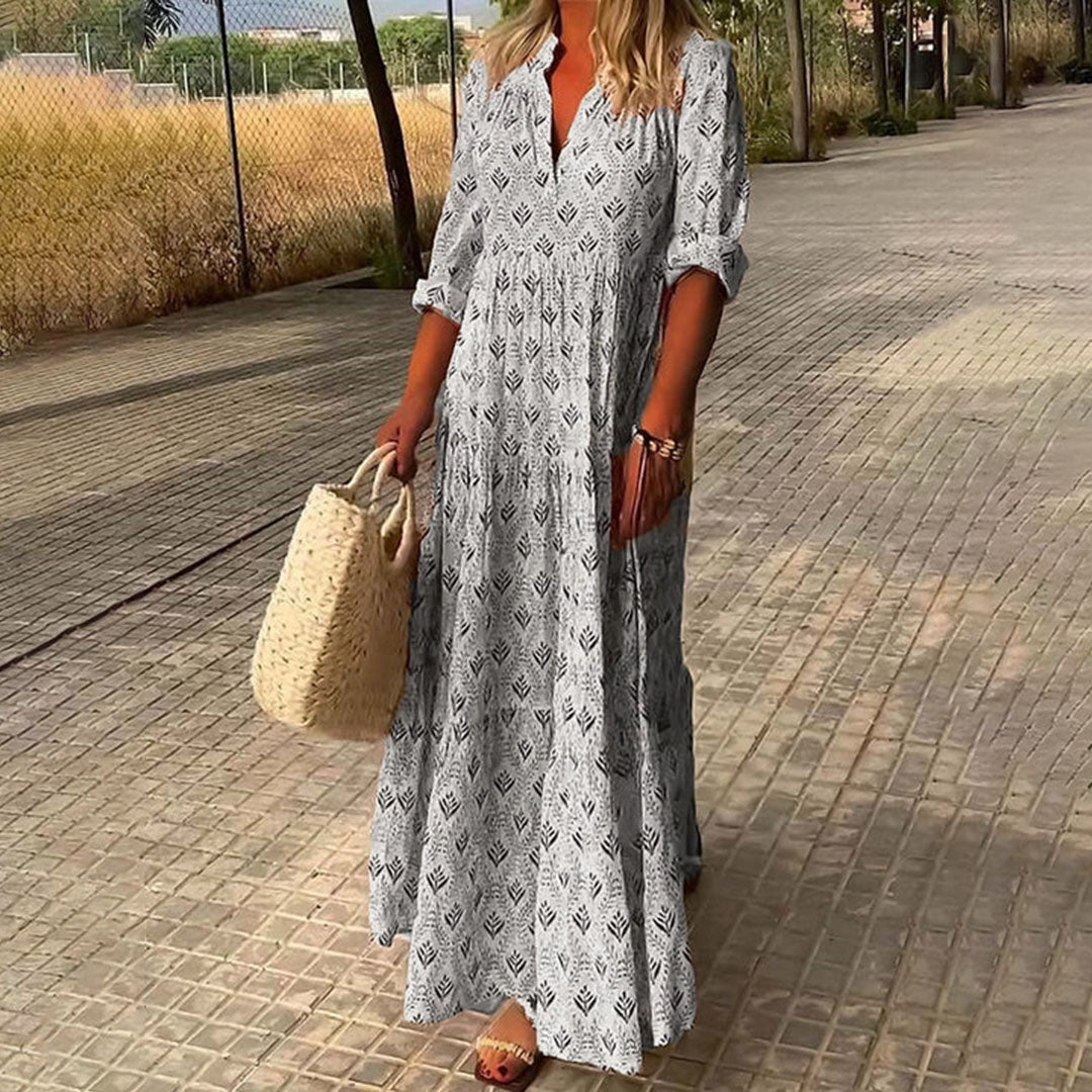 Leila - long midi dress