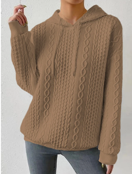 Gia - Casual Hooded Sweater