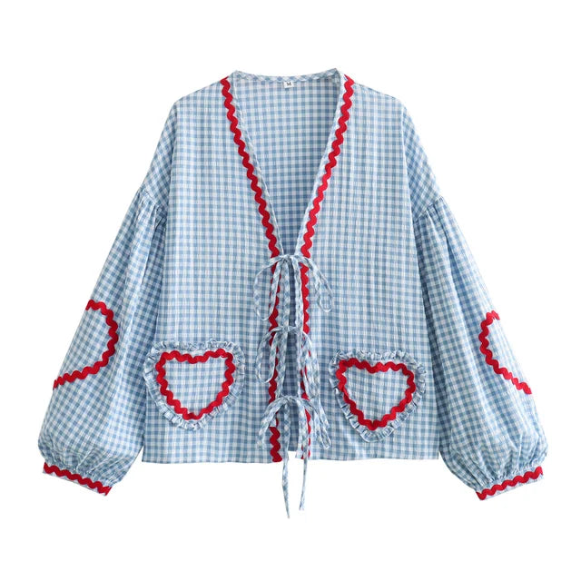 Vera - Retro Heart Top