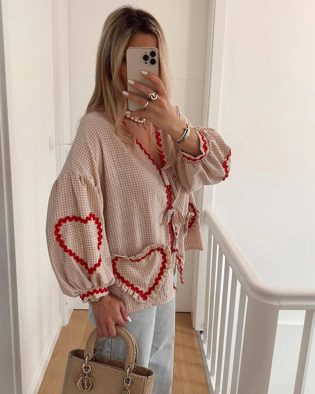 Vera - Retro Heart Top