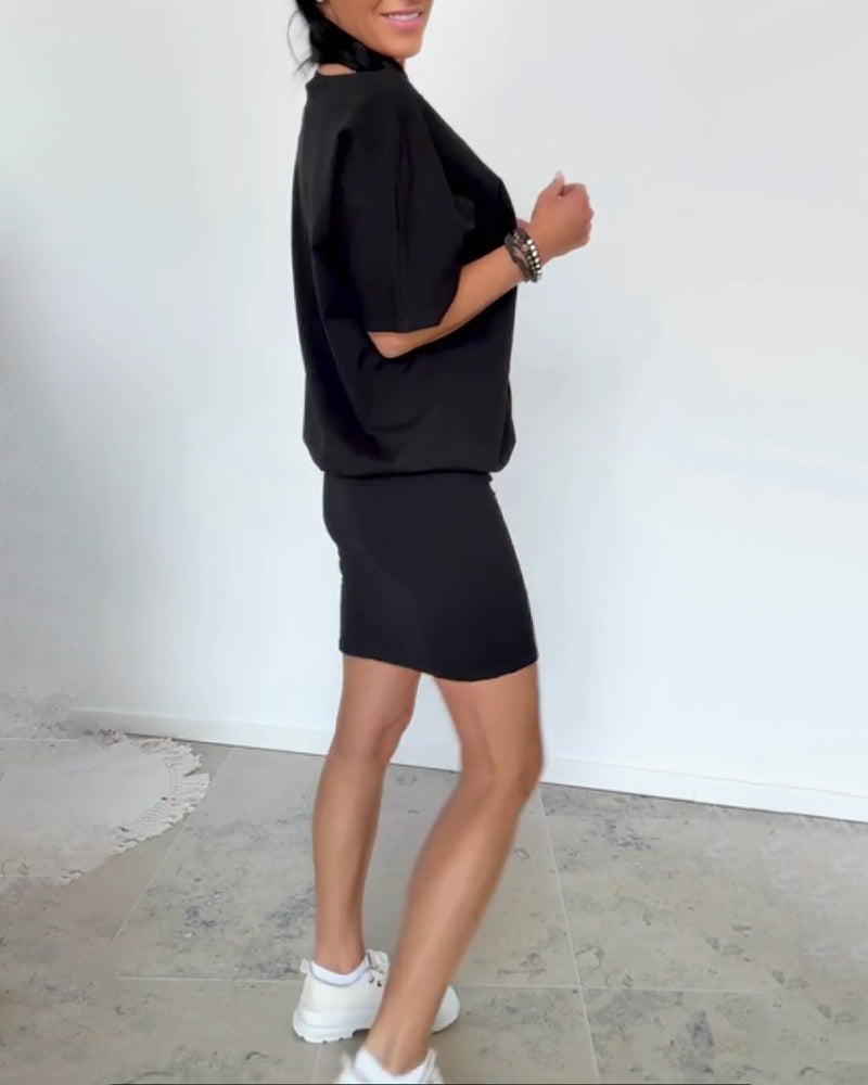 Sophia - Casual Jersey Dress