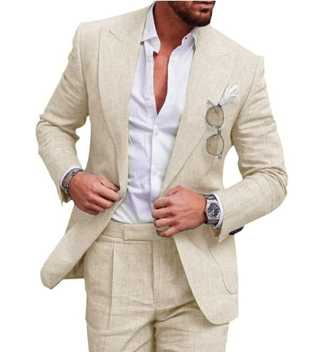 Damian - Stylish Linen Suit