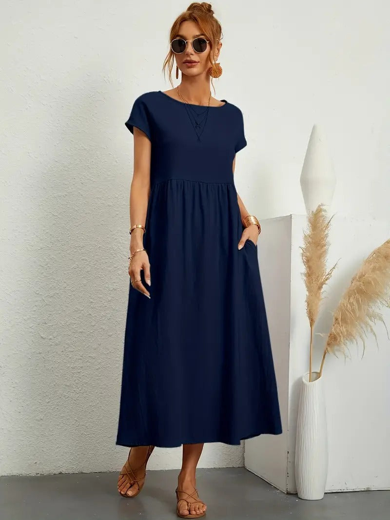 Viona - Midi Dress With Pockets