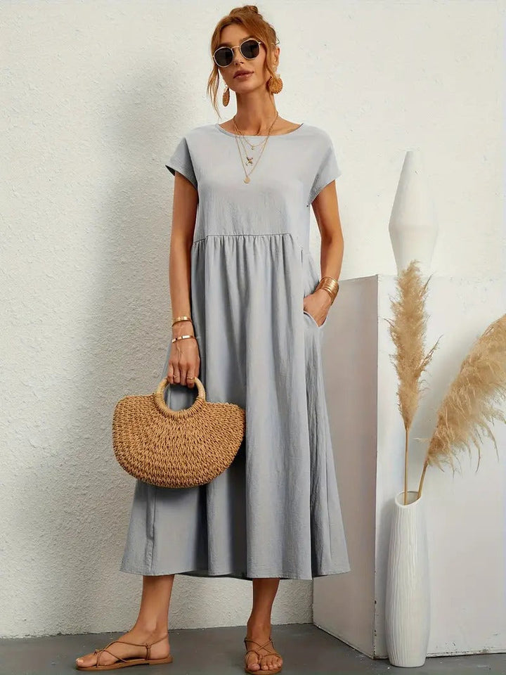 Viona - Midi Dress With Pockets