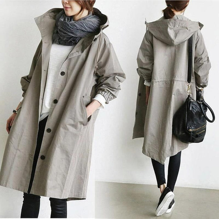 Chloe - Elegant waterproof trench coat