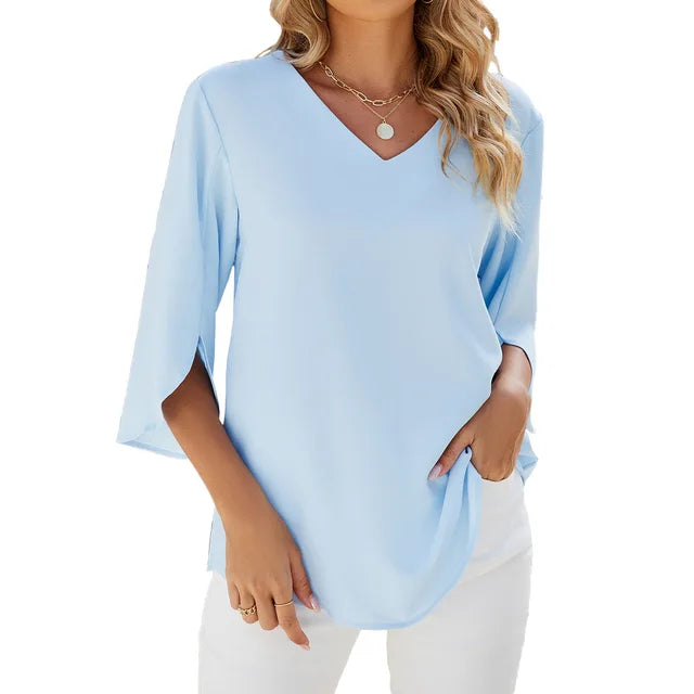 Sophie - V-Neck Blouse