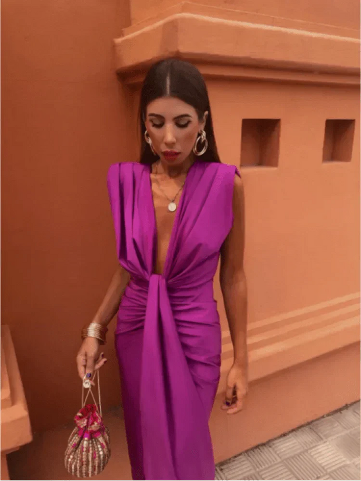 Cordelia | Elegant Draped Dress